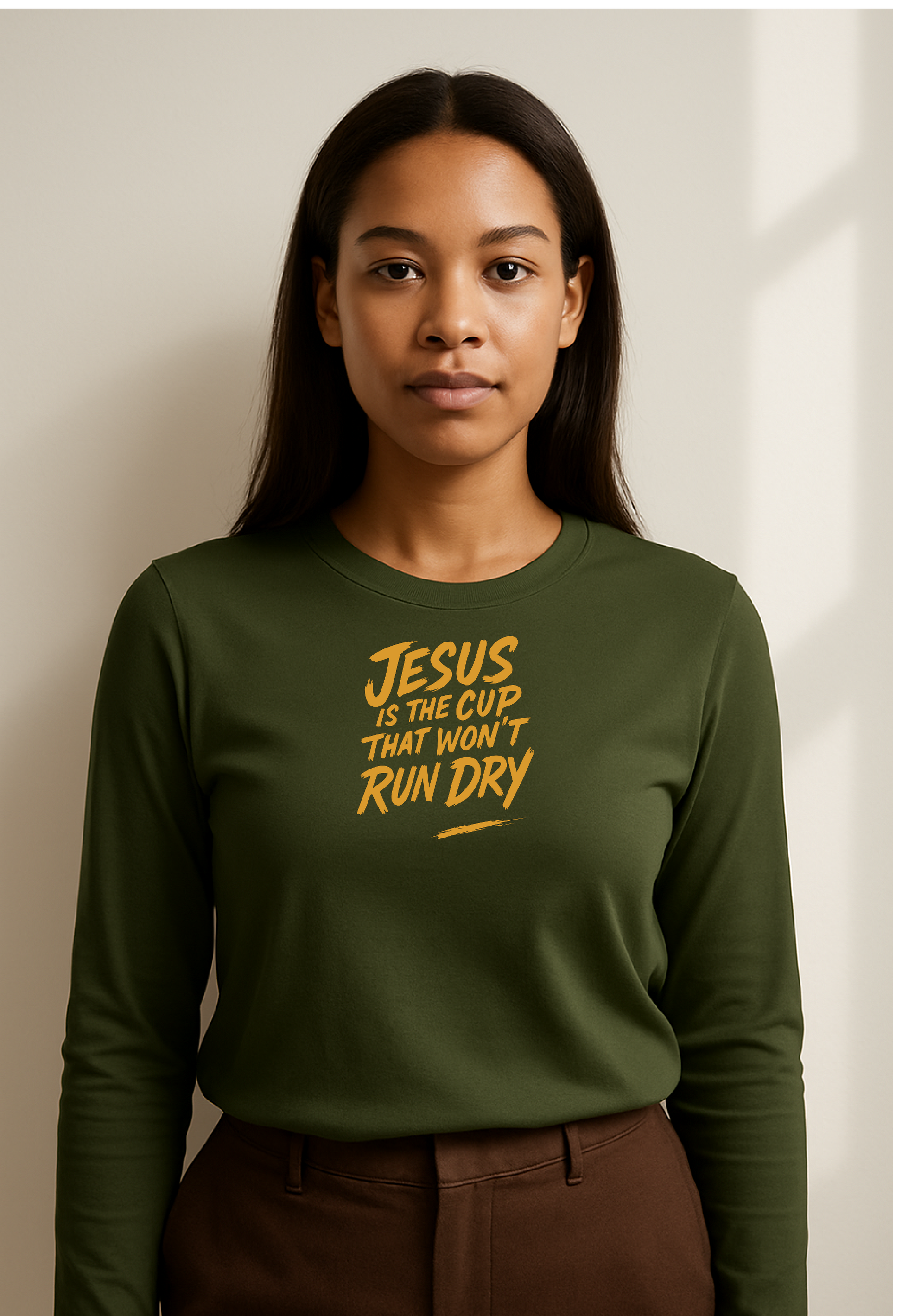 Long Sleeve | Jesus Is the Cup T-shirt