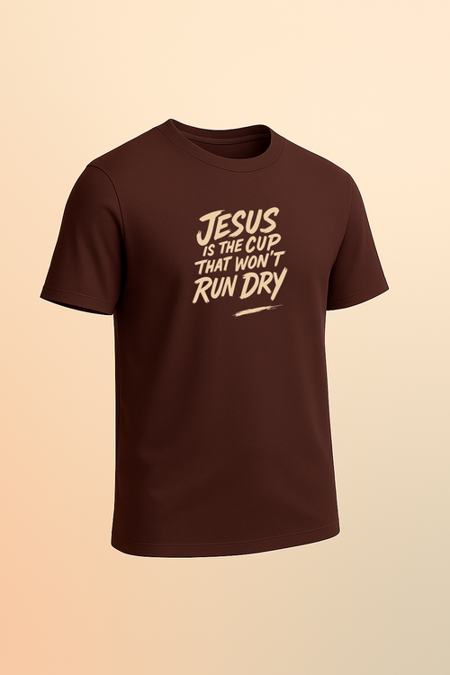 Jesus Is the Cup That Won’t Run Dry T-shirt
